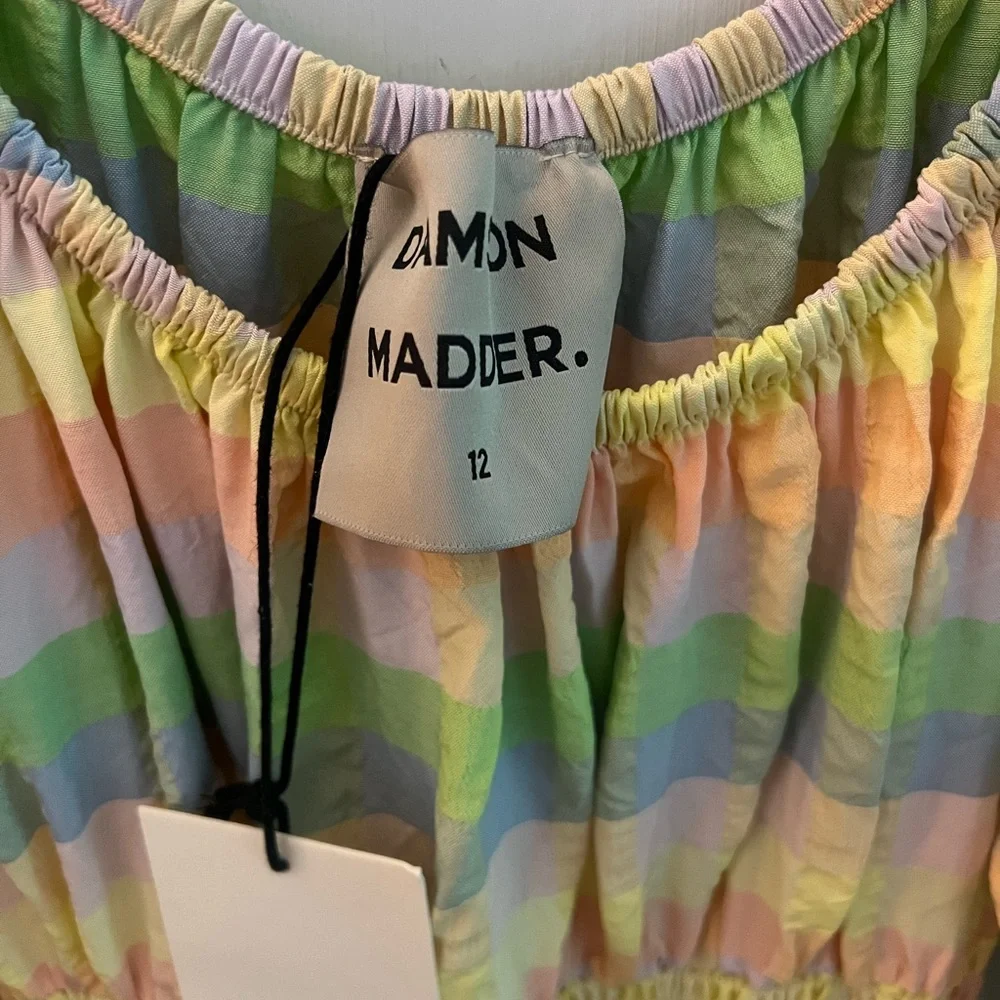 Multicolor Long Sleeve Maxi Dress - Picture 3 of 4